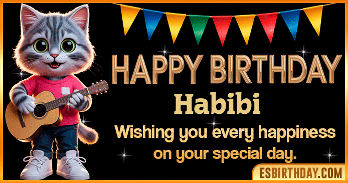 Happy Birthday Habibi GIF