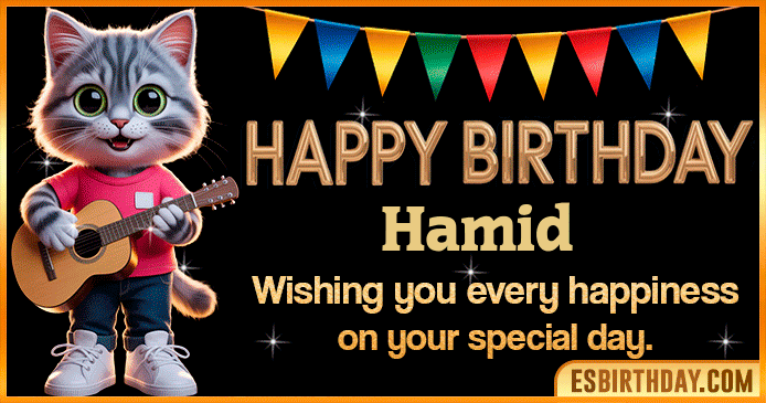 Happy Birthday Hamid GIF