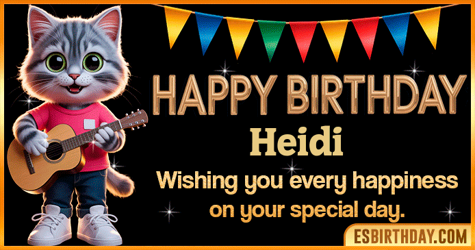 Happy Birthday Heidi GIF