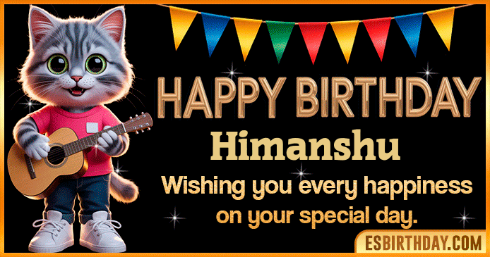 Happy Birthday Himanshu GIF