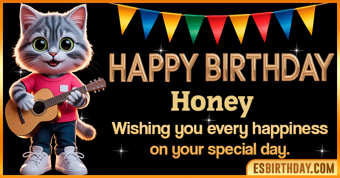 Happy Birthday Honey GIF